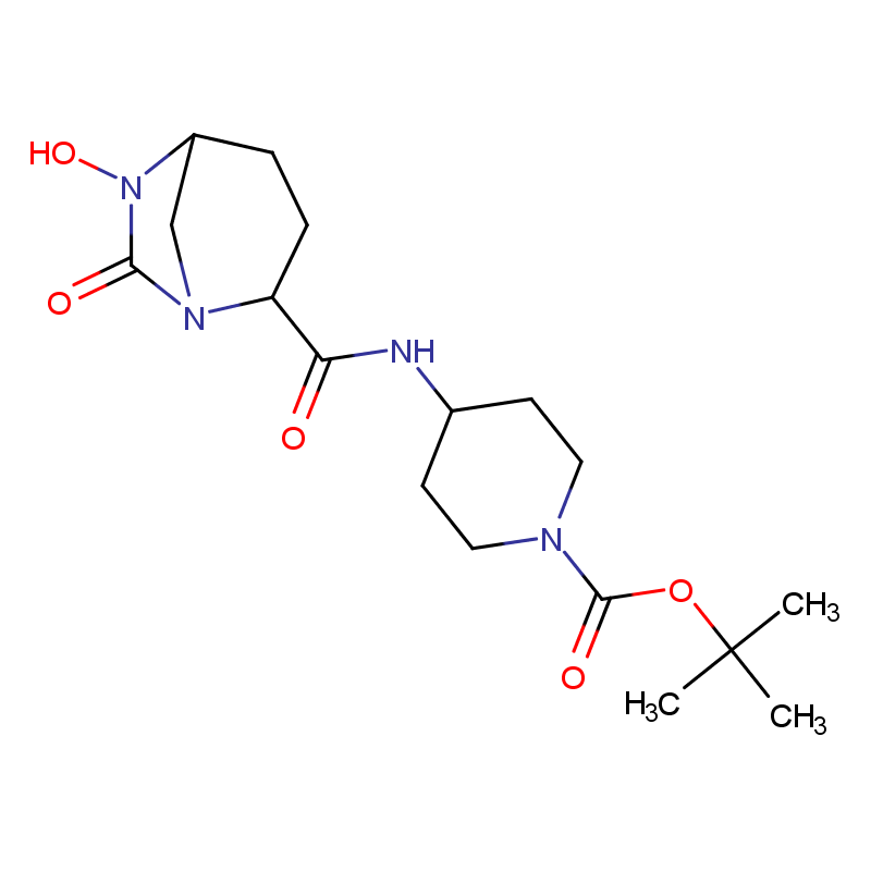 4-[[[(1R,2S,5R)-6-羟基-7-氧代-1,6-二氮杂双环[3.2.1]辛烷-2-基]羰基]氨基]-1- 哌啶羧酸叔丁酯