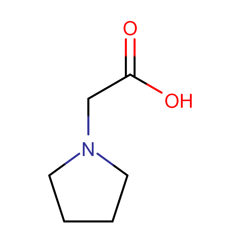 2-(1-吡咯烷基)乙酸