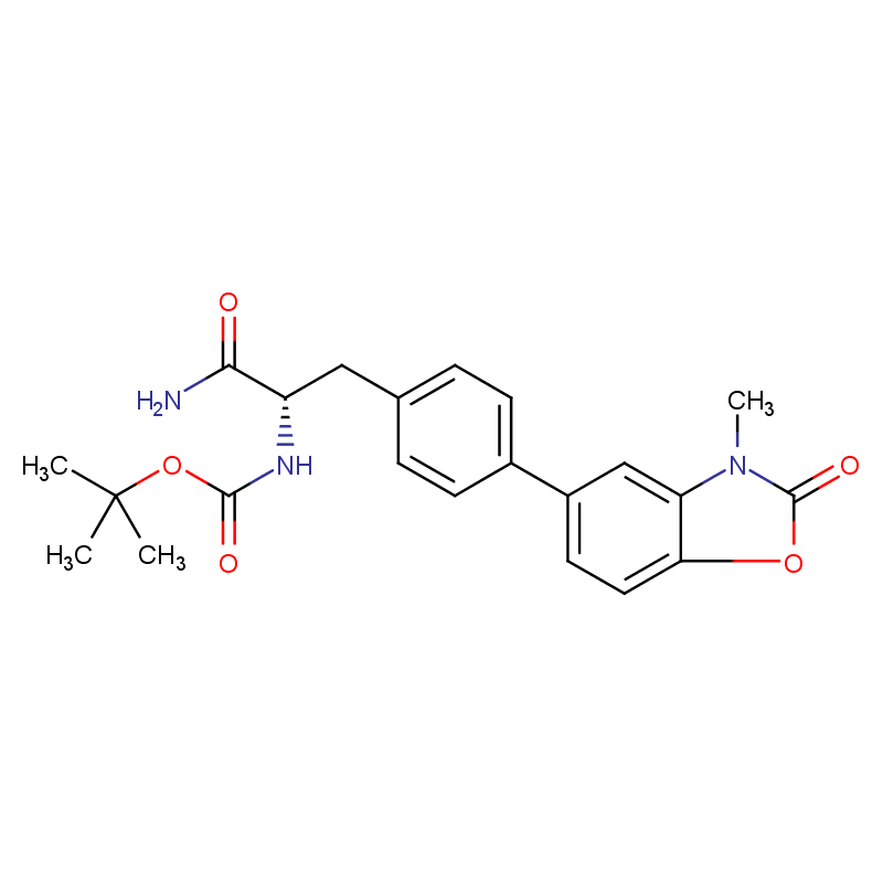 叔丁基 (S)-[1-氨基-3-(4-(3-甲基-2-氧代-2,3-二氢苯并[d]噁唑-5-基)苯基)-1-氧代丙-2-基]氨基甲酸酯