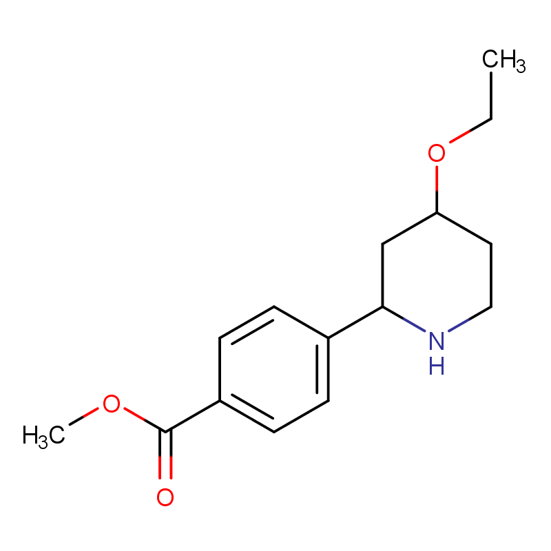 4-(2S,4S)-4-乙氧基哌啶-2-基)苯甲酸甲酯